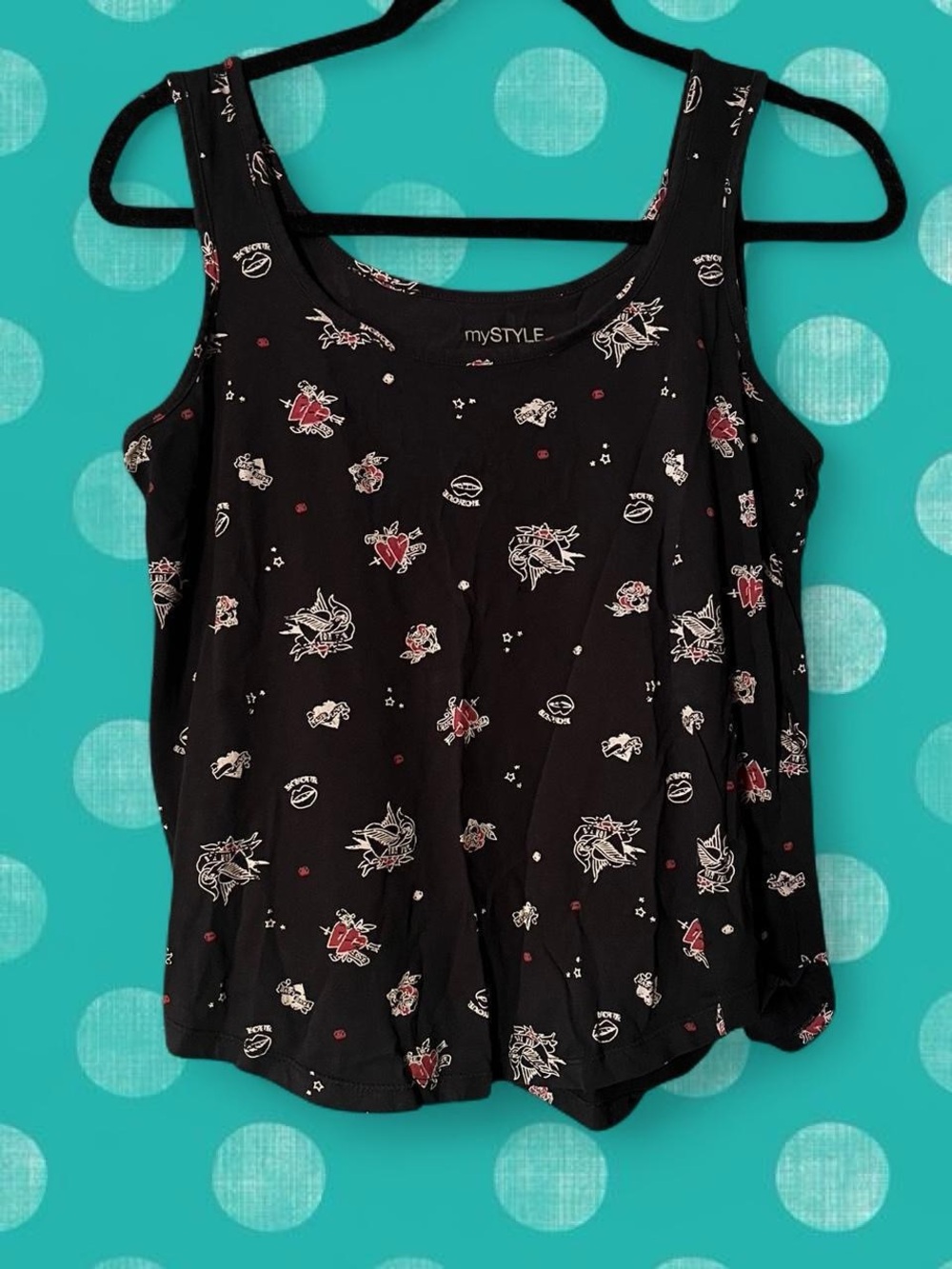 Patterned women’s tank top